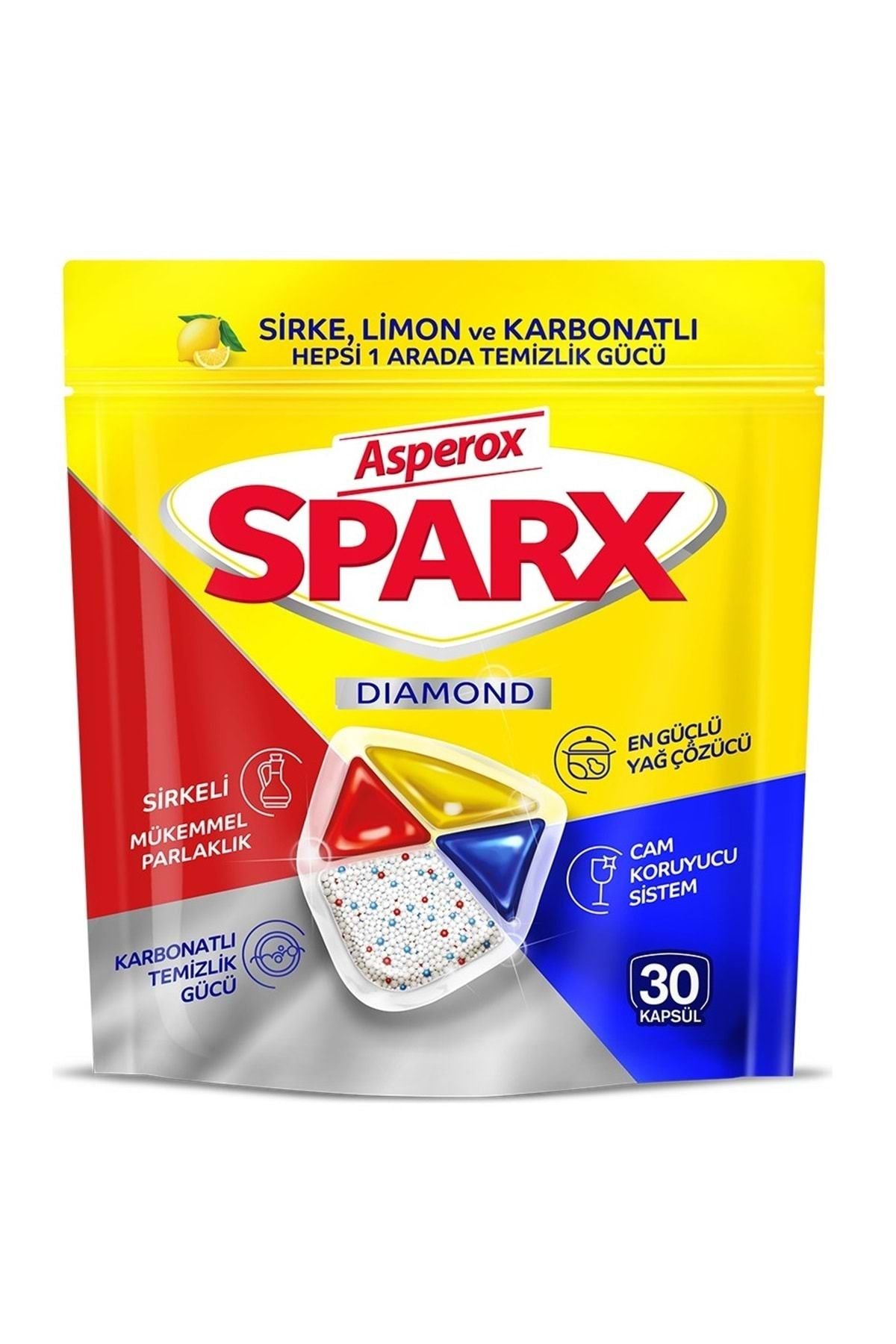 Asperox Sparx Bulaşık Makinesi Kapsülleri 30 Yıkama
