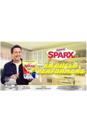 Asperox Sparx Bulaşık Makinesi Kapsülleri 30 Yıkama