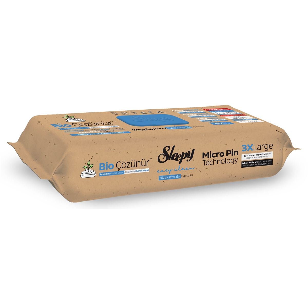🌊 Sleepy Easy Clean Bio-Soluble Wet Wipes – Sea Salt & Seaweed