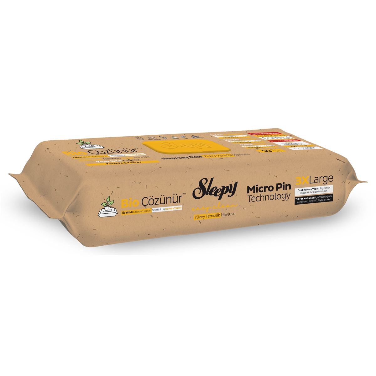 Sleepy Easy Clean Bio-Soluble Wet Wipes – Clove & Cinnamon