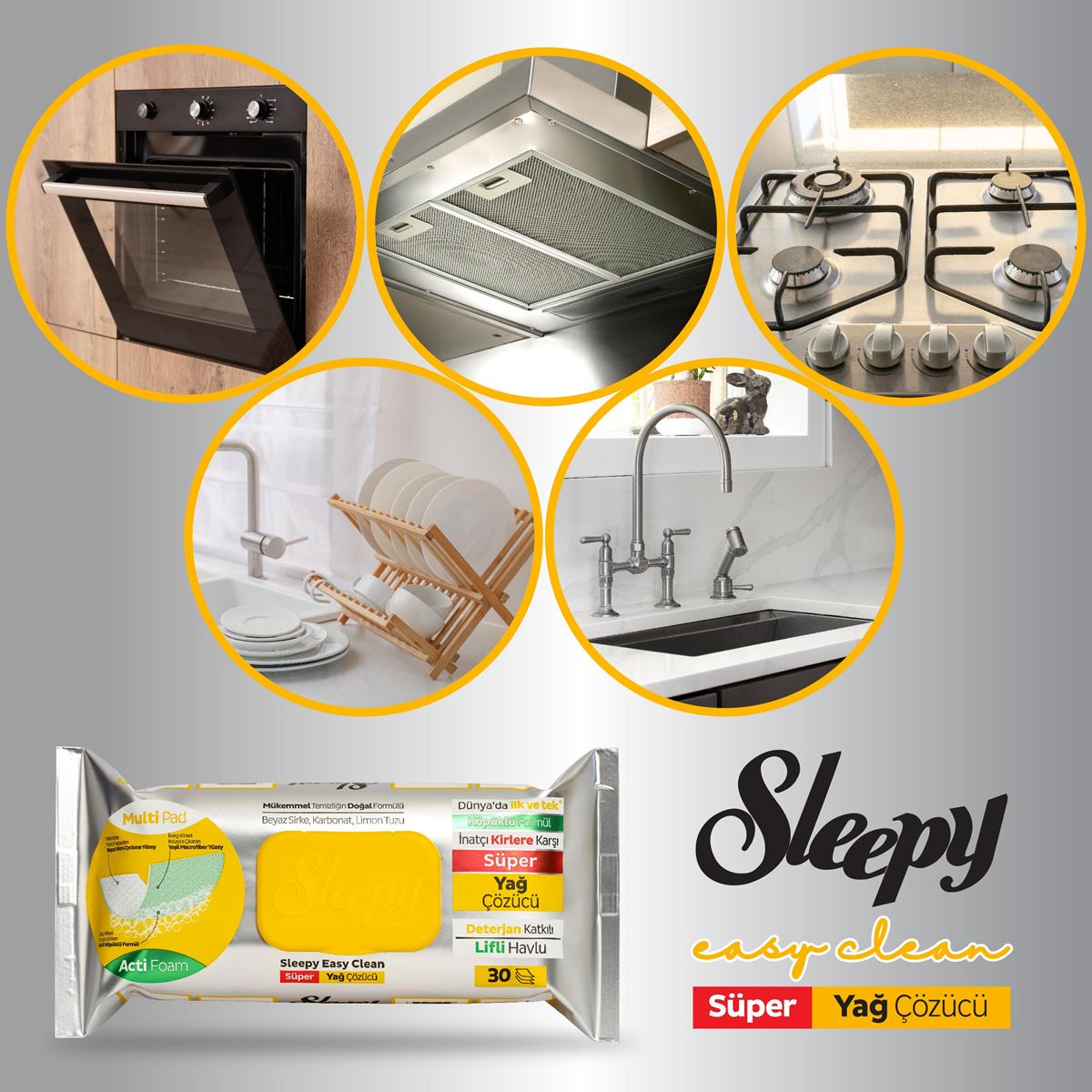 Sleepy Easy Clean Super Ontvettende Handdoek 30 Vellen