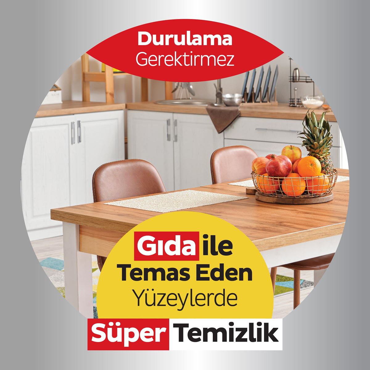 Sleepy Easy Clean Süper Yüzey Temizlik Mutfak Havlusu & Mendili Limon Yağlı 50 Yaprak