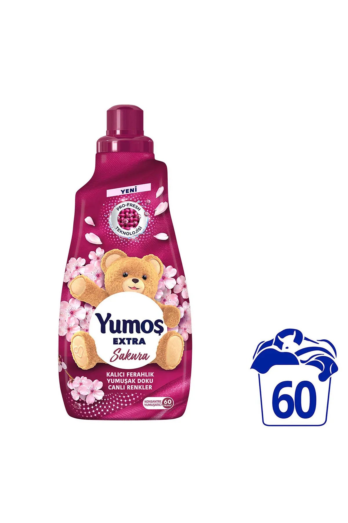 Yumos Extra Concentrated Fabric Softener Sakura 1440 ml – 60 Washes