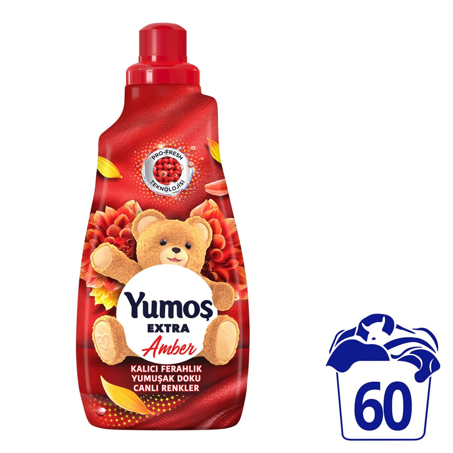 Yumoş Extra Concentrated Fabric Softener Amber 1440 ml - 60 Washes