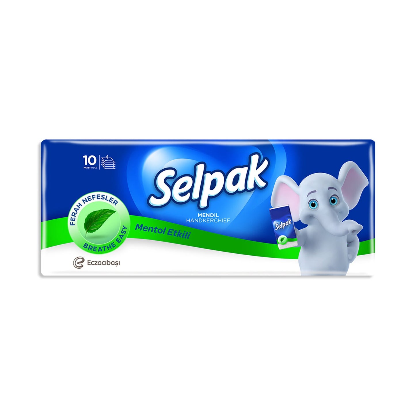Selpak Menthol Tissue 4 Layers 10x10 Pieces