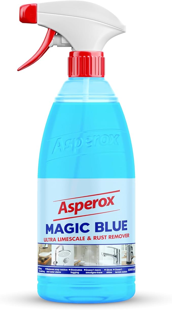 Asperox Blue Power Spray 1 Litre – Limescale and Rust Remover