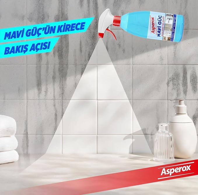 Asperox Blue Power Spray 1 Litre – Limescale and Rust Remover