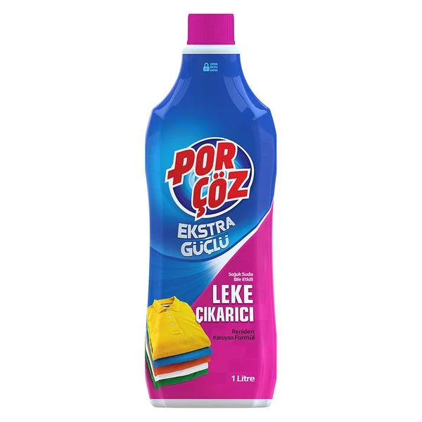 Porçöz Stain Remover 1 L – Effective Cleaner for Whites and Colours