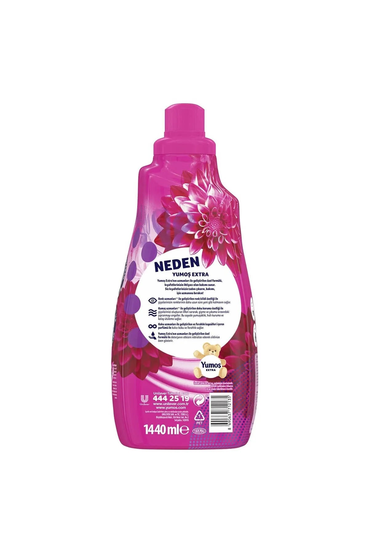 Yumoş Konsantre Yumuşatıcı Orkide Ve Yasemin 1440 ml - 60 Yıkama