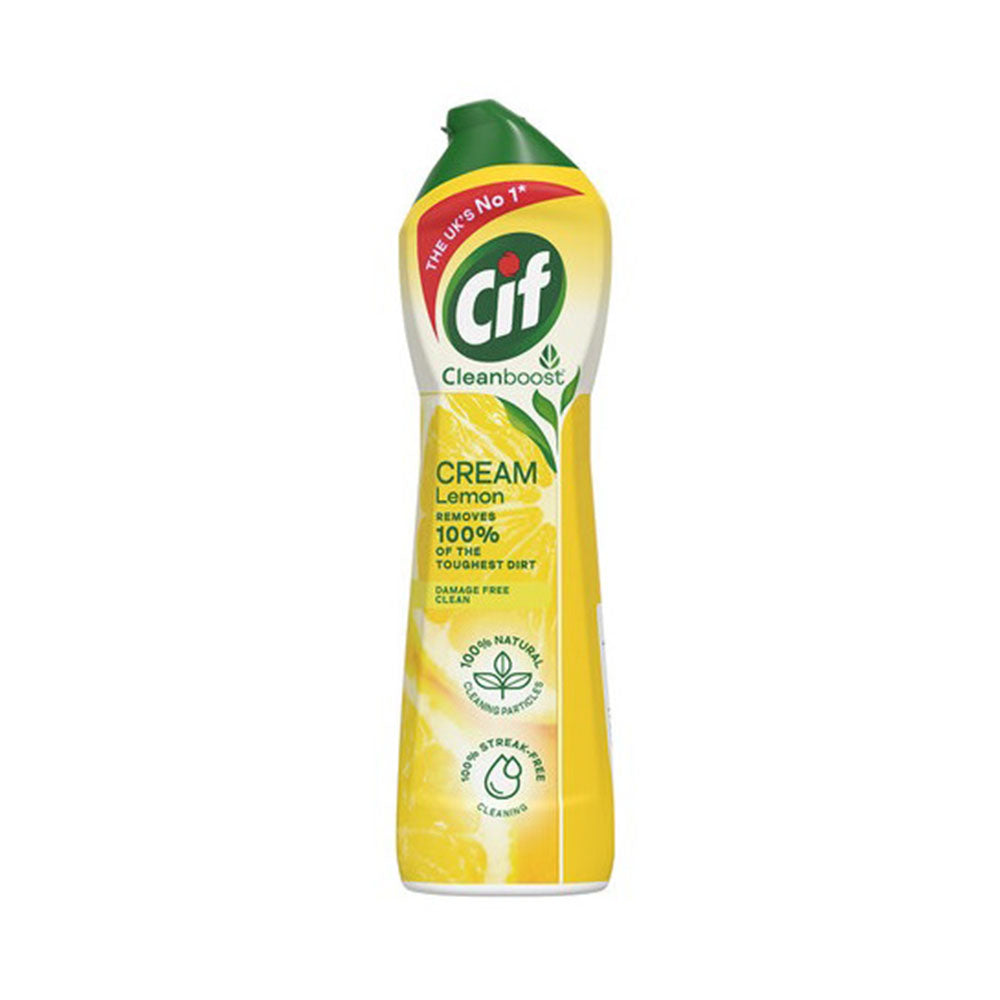 Cif Cleanboost Krem Limon Yüzey Temizleyici 500 ml
