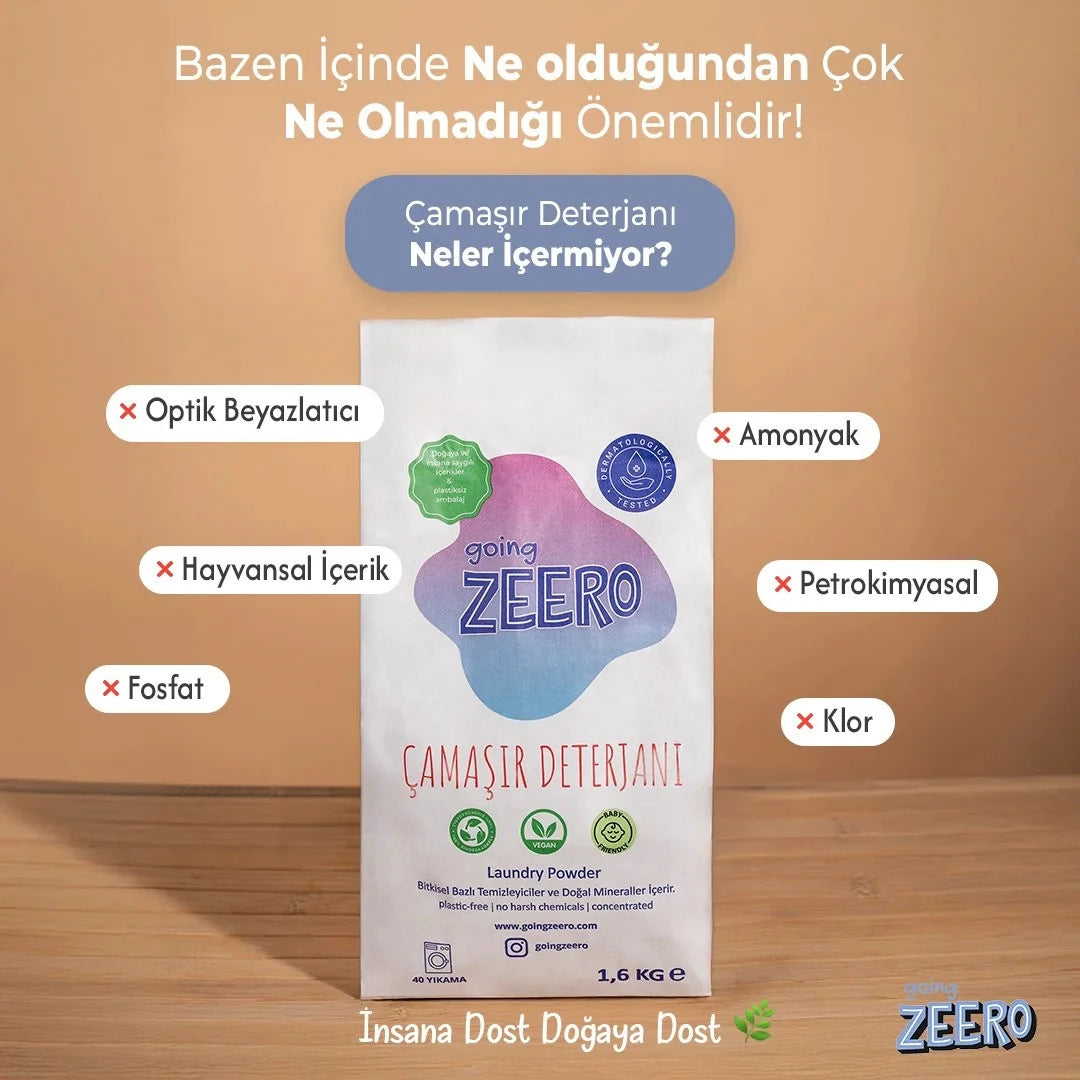 Zeero Laundry Detergent Set - For Colors & Whites