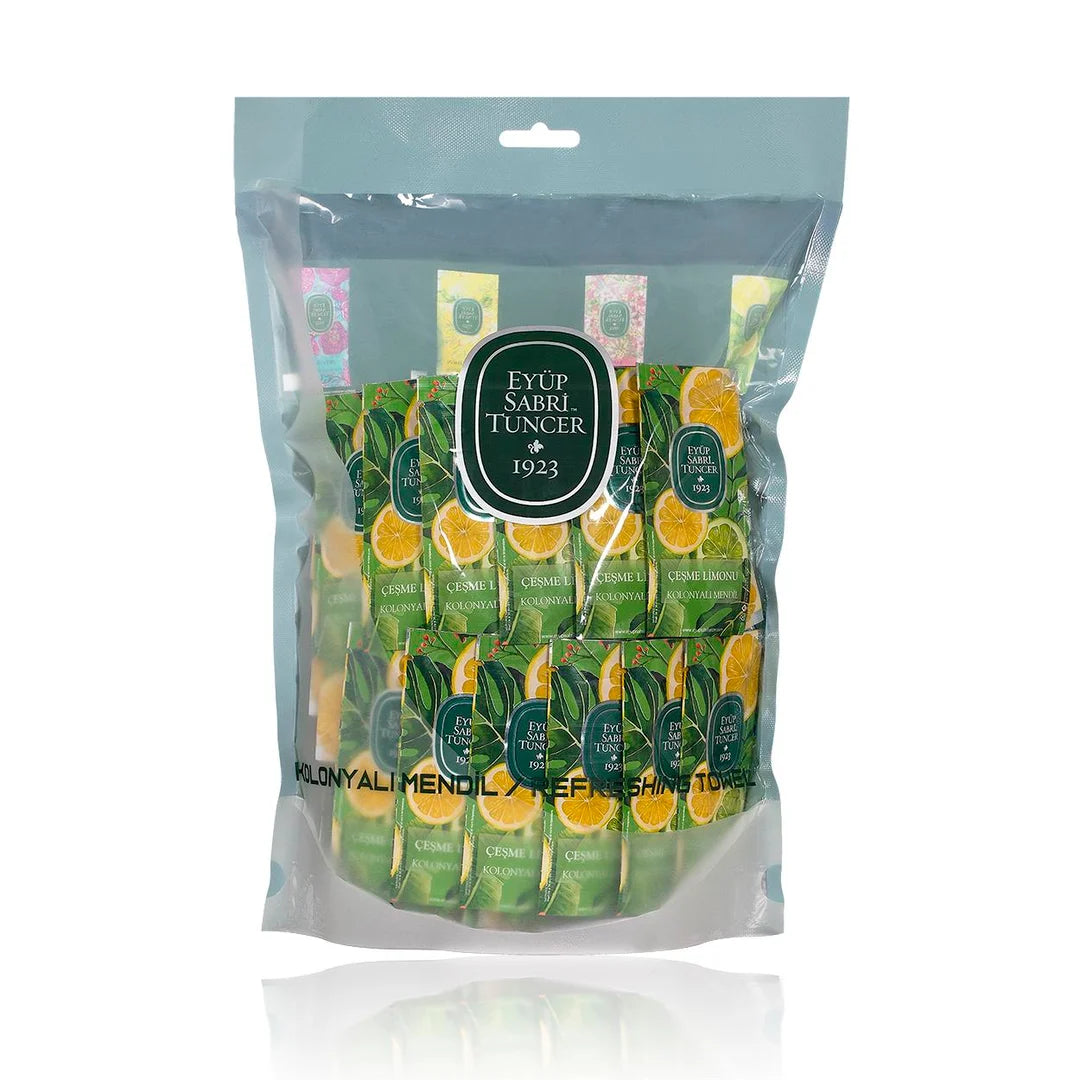 Eyup Sabri Tuncer Çeşme Lemon Refreshing Towels, 150 stuks (klein formaat)