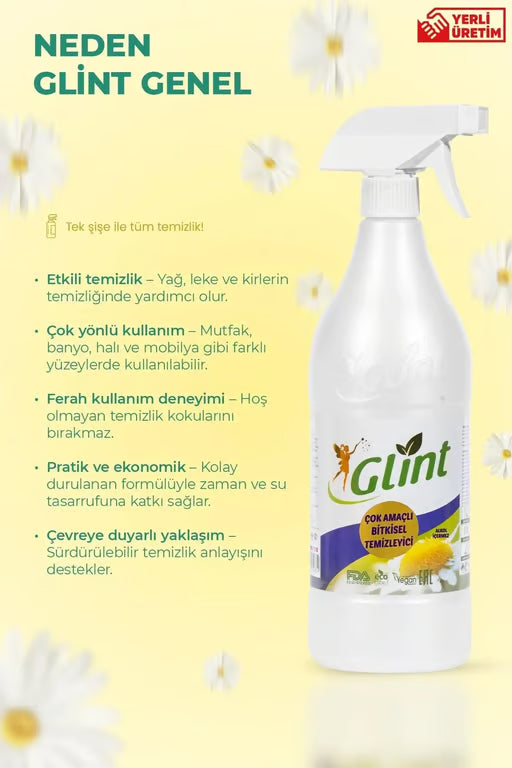 Glint Herbal Multi-Purpose Cleaner Stain & Grease Remover 1L