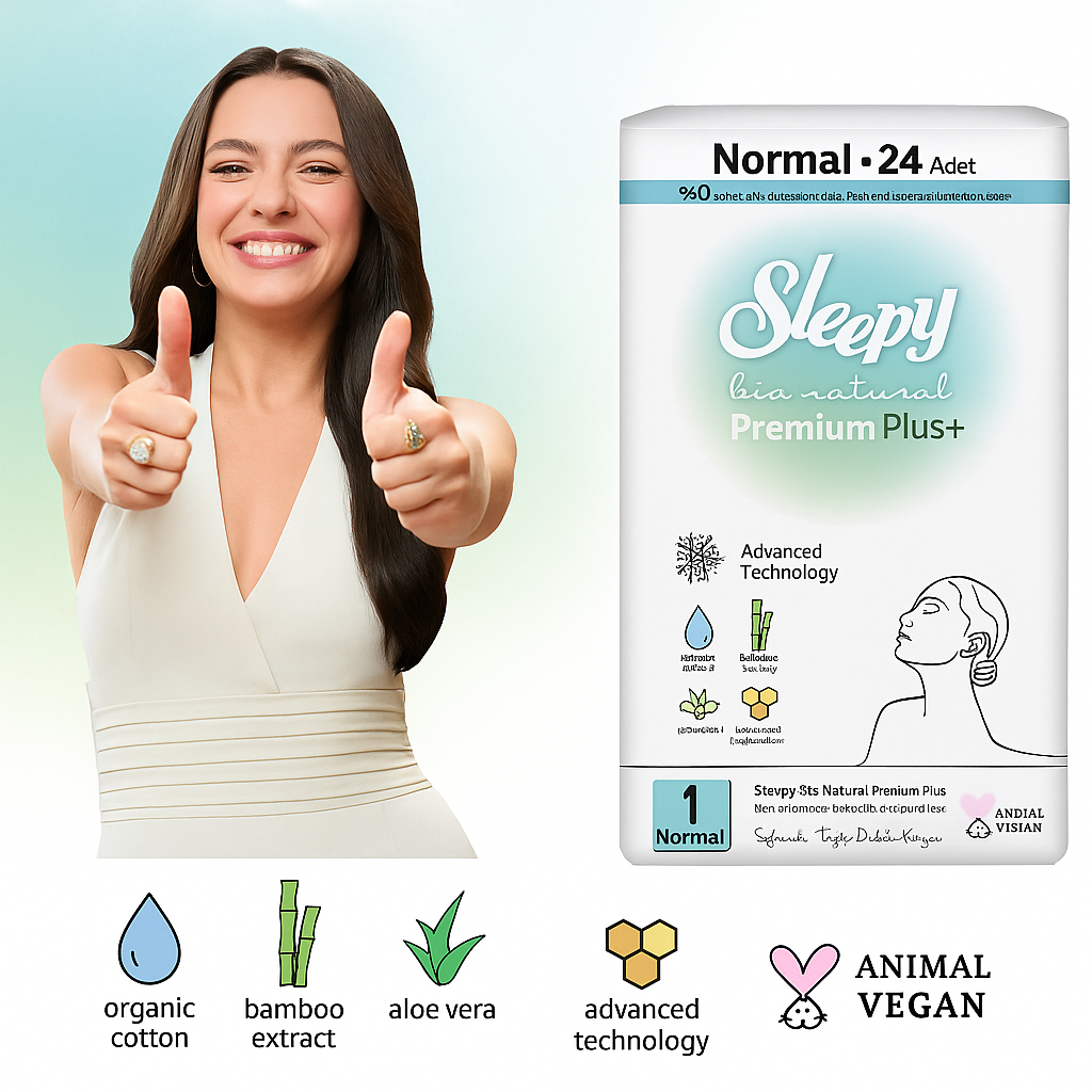 Sleepy Bio Natural Premium Plus Sanitary Pads No.1 / 24 pcs
