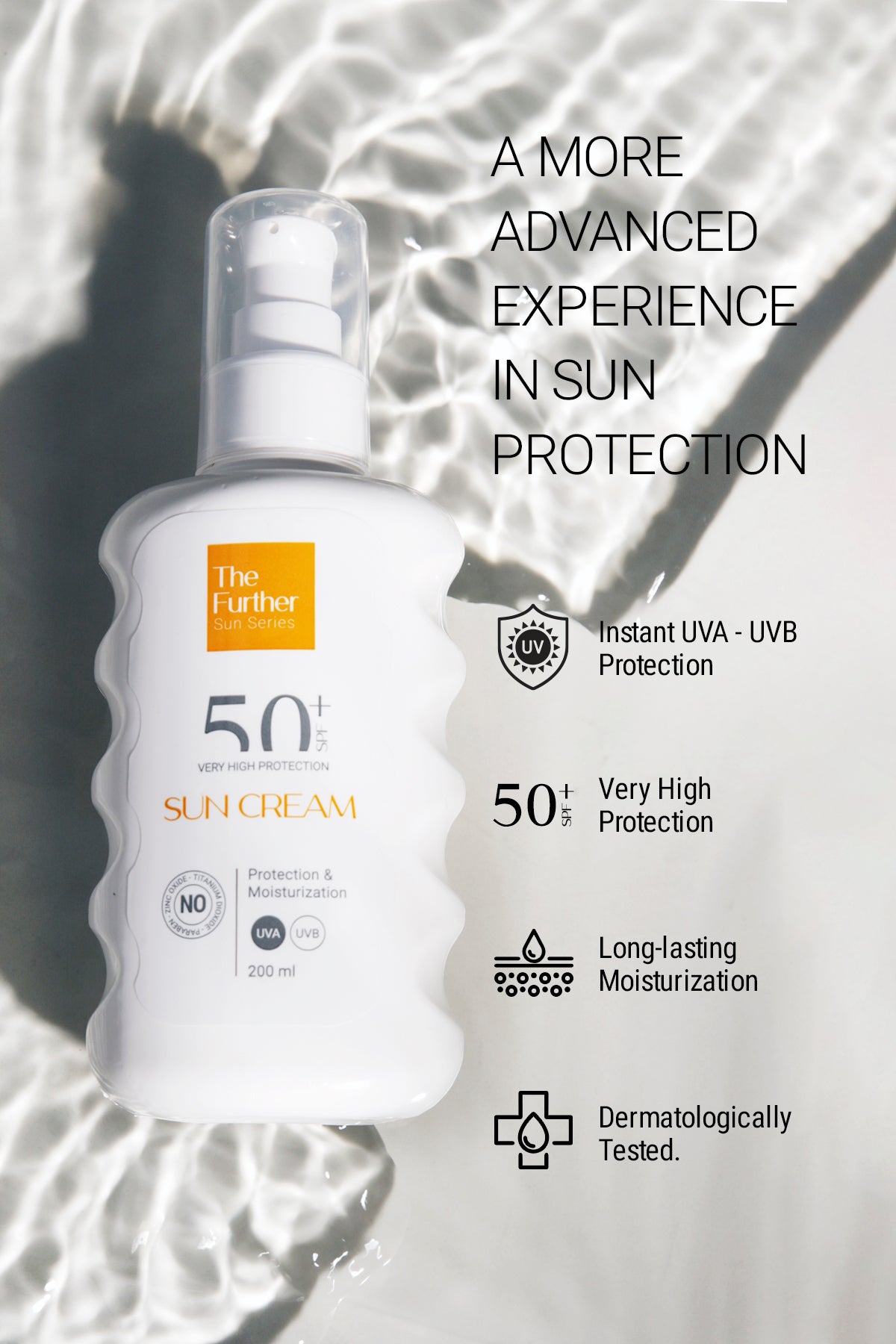 De Verdere Zonnecrème Spf 50 Factor 200 ml