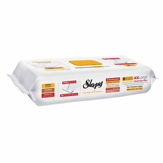 Sleepy Surface Soap Added Mop Compatible Floor Cleaning Towel 4 XL 50 sheets