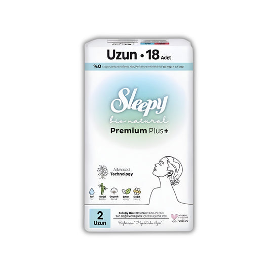 Sleepy Bio Natural Premium Plus Sanitary Pads No.2 / 18 pcs