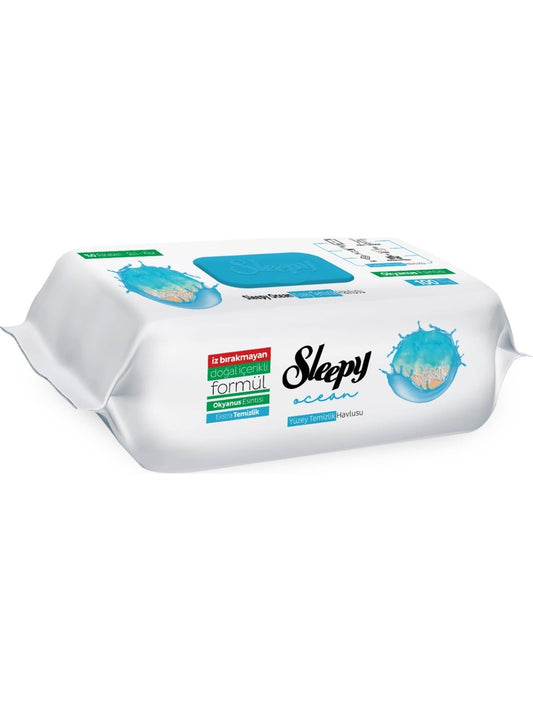 Sleepy Easy Clean Ocean Breeze Surface Cleaning Wipes 100 Sheets