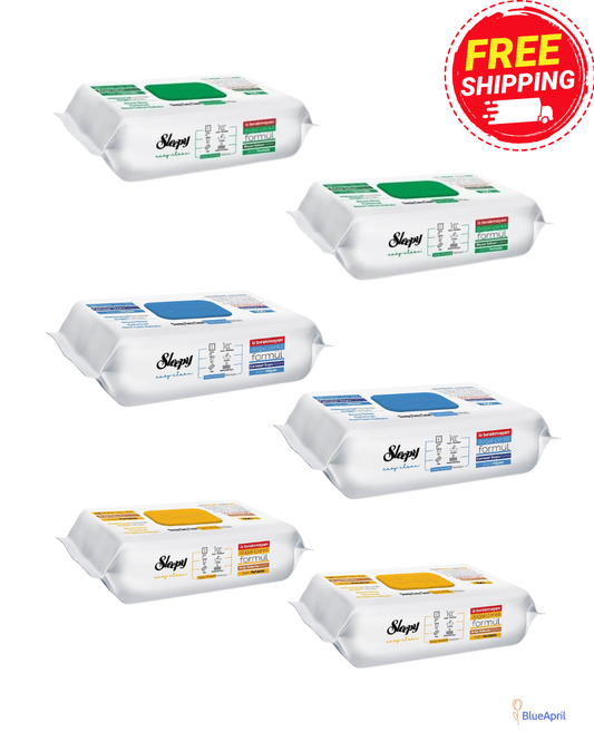 Sleepy Easy Clean Cleaning Towels 6-Pack Mixed Box - Free Shipping