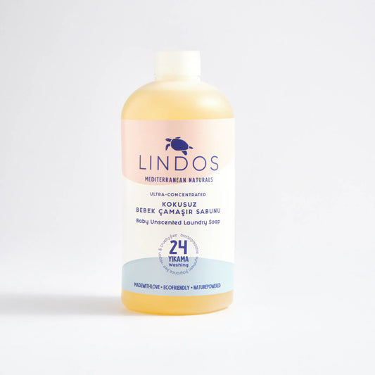 Lindos Naturals Natural Baby Laundry Detergent – Unscented 600 ml