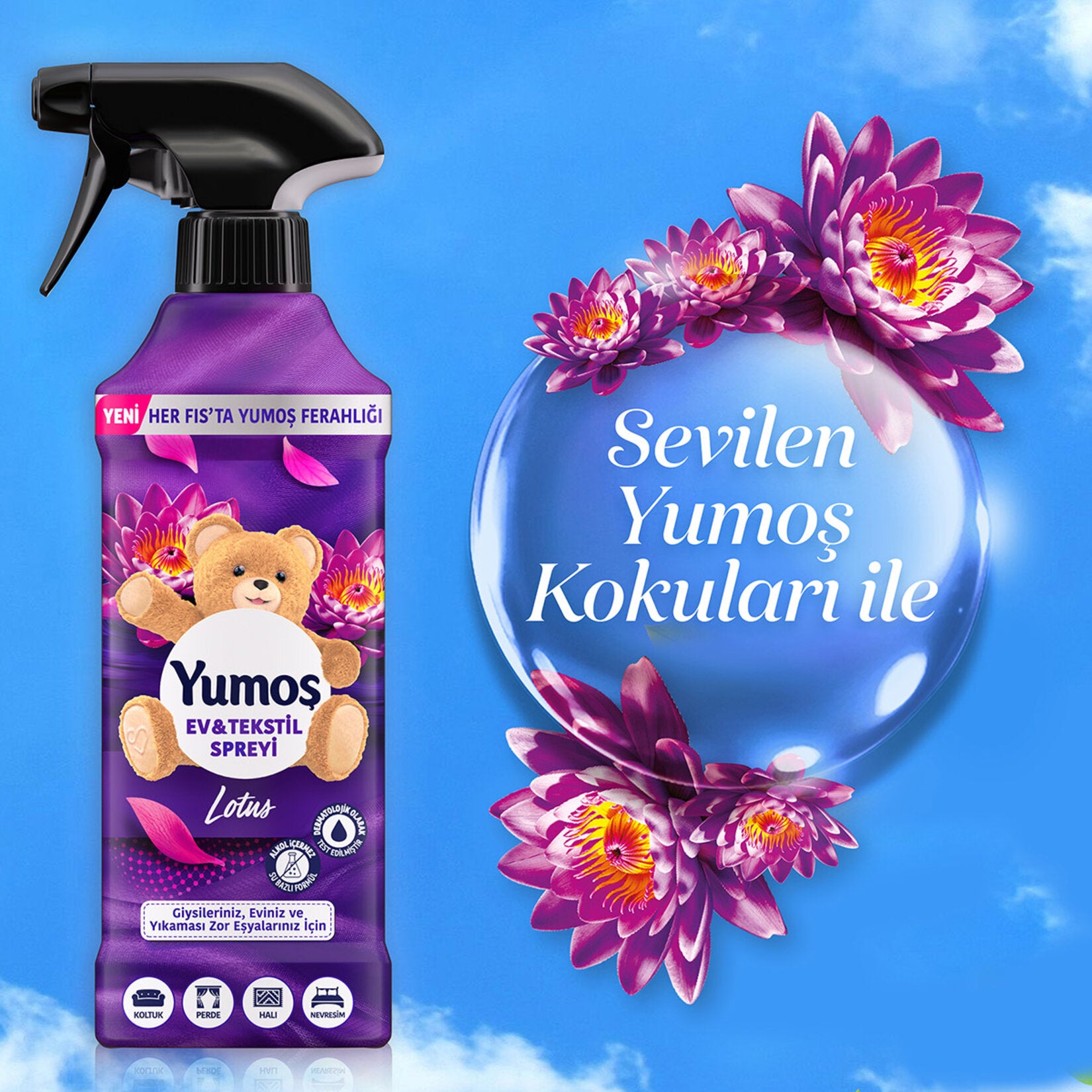 Yumoş Home & Textile Spray Lotus 450 ml image 5