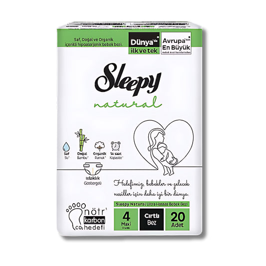 Sleepy Natural Ultra Sensitive Babyluiers Maat 3 Midi (4-9 kg) Proefpakket - 21 stuks