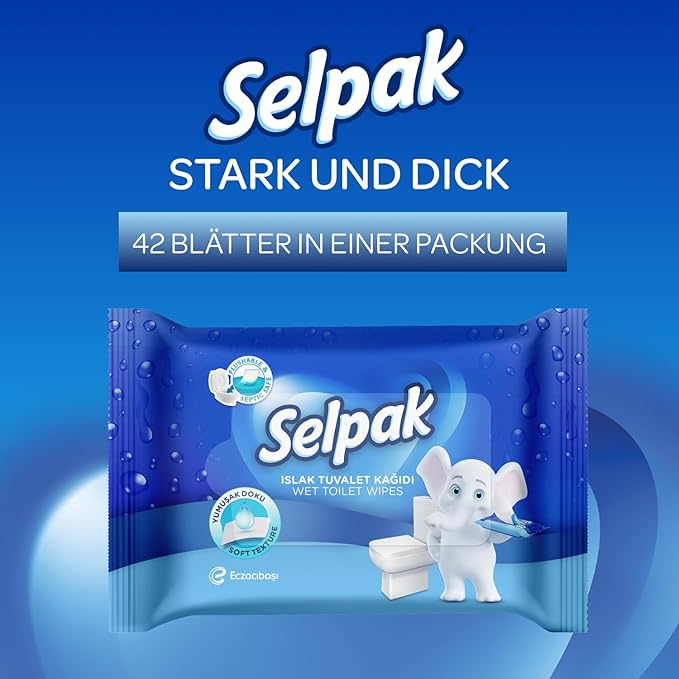 Selpak Tuvalet Kağıdı Islak 42 Yaprak
