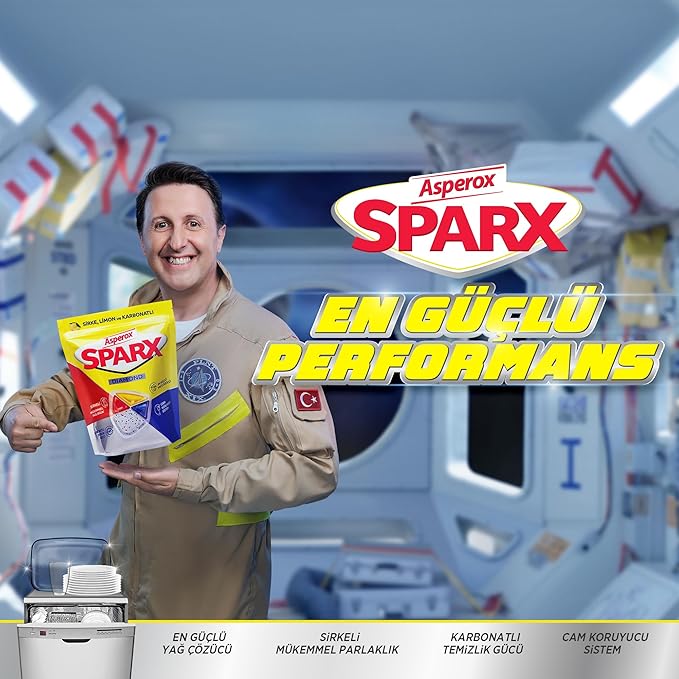 ASPEROX Sparx Diamond Dishwashing 40 Capsules