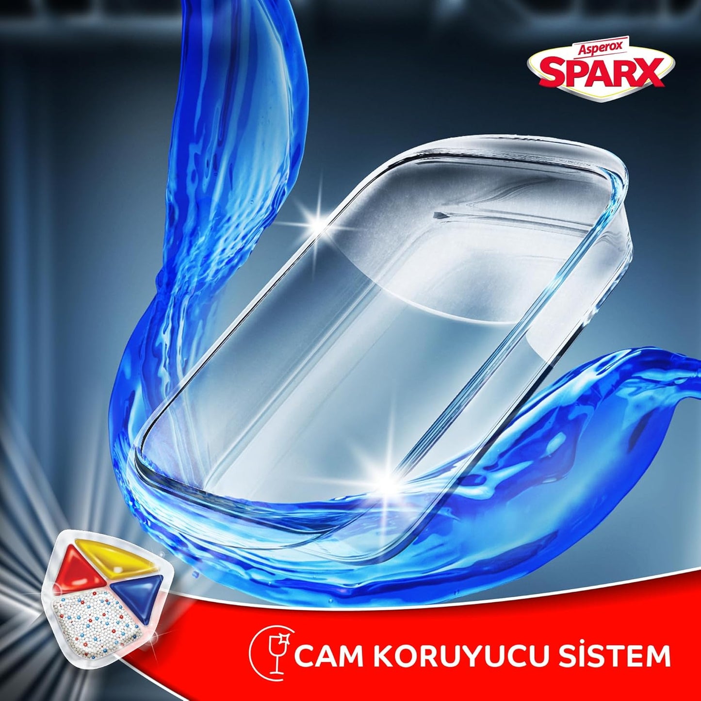 ASPEROX Sparx Diamond Dishwashing 40 Capsules