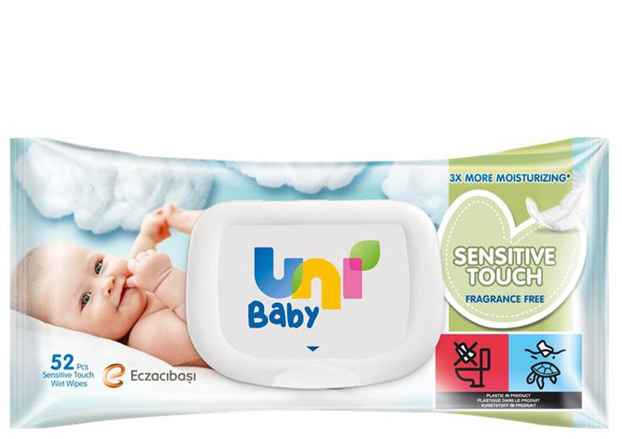 Uni Baby Nemli Mendil Bebek 52 mendil