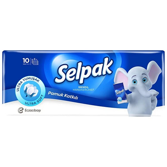 Selpak Classic Tissue 4 Layers 10x10 Pieces