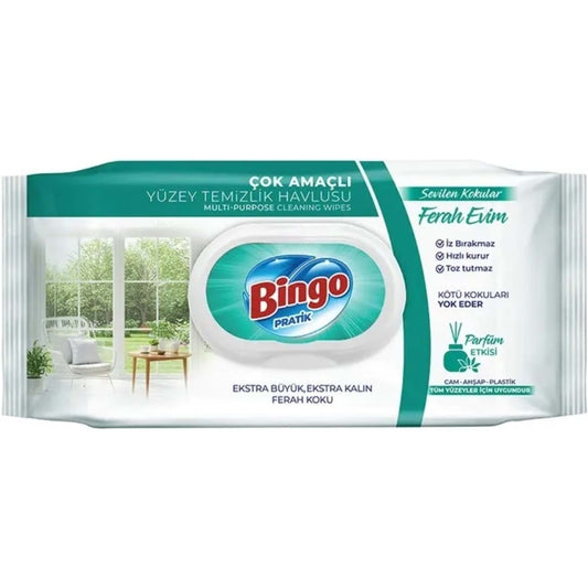 Bingo Schoonmaakdoekjes Fresh Home 96 Vellen