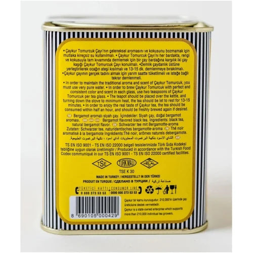 Çaykur Tomurcuk Cay Earl Grey Turkse Thee 125g