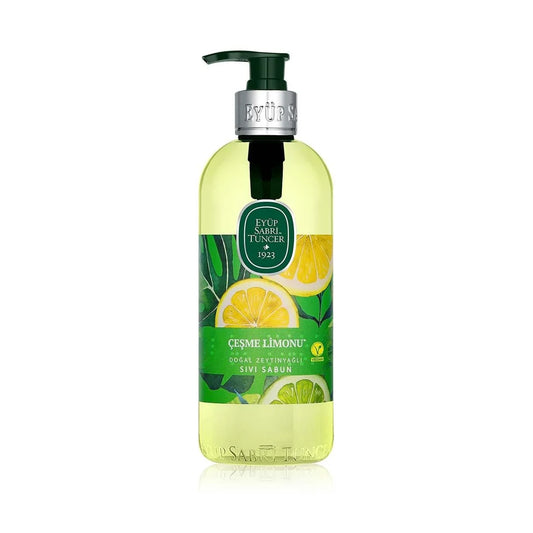 Eyüp Sabri Tuncer Çeşme Limonlu Doğal Zeytinyağlı Sıvı Sabun 500 ml Eyüp Sabri TuncerÇeşme Limonlu Doğal Zeytinyağlı Sıvı Sabun 500 ml 