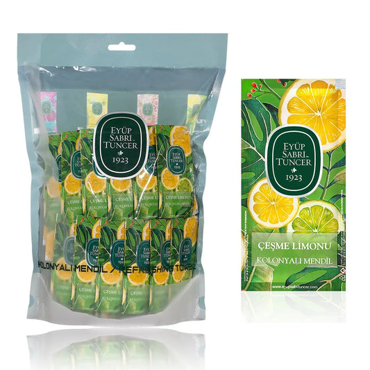 Eyup Sabri Tuncer Çeşme Lemon Refreshing Towels, 150 stuks (klein formaat)