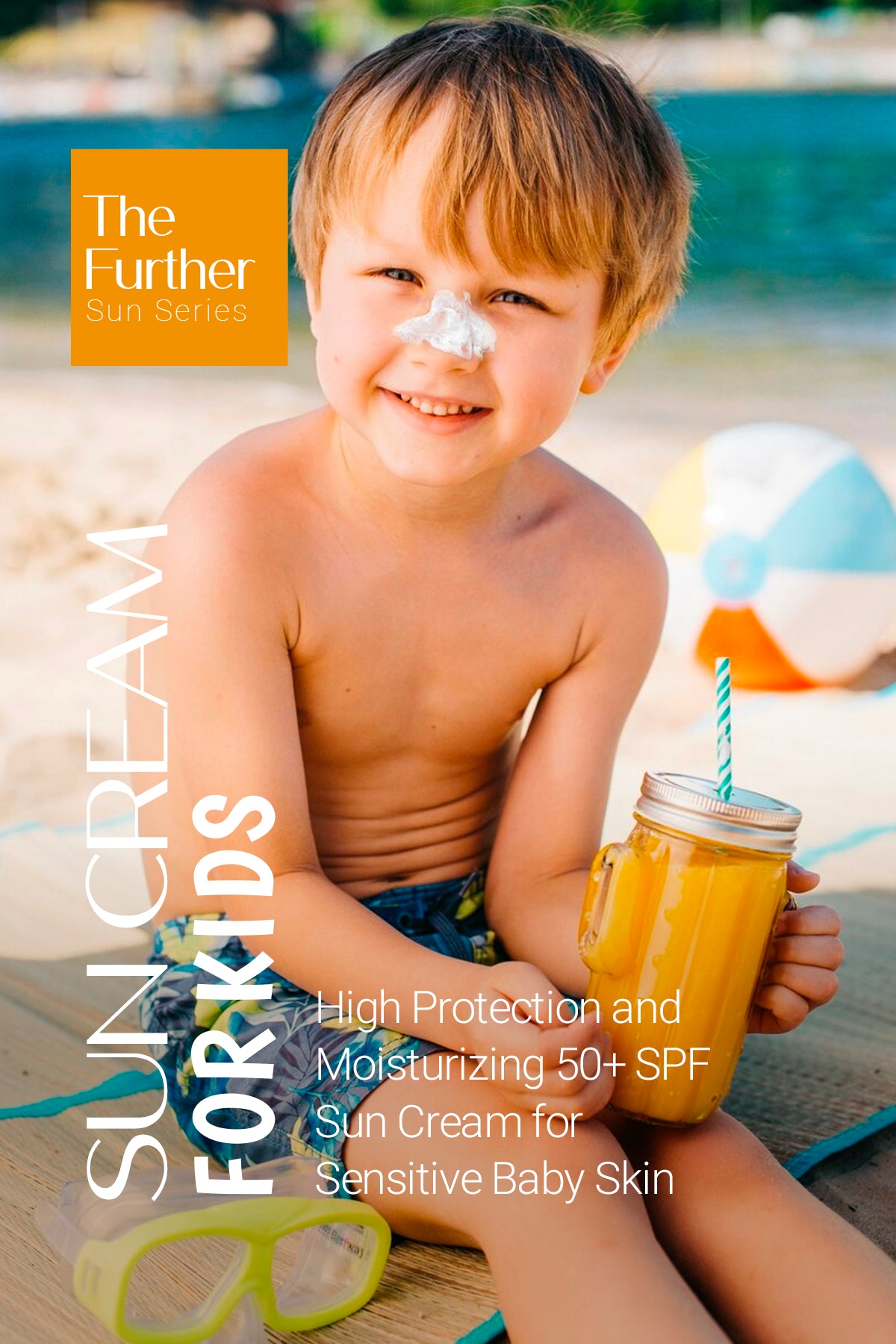 De Verdere Kinderzonnebrandcrème Spf 50 Factor 200 ml