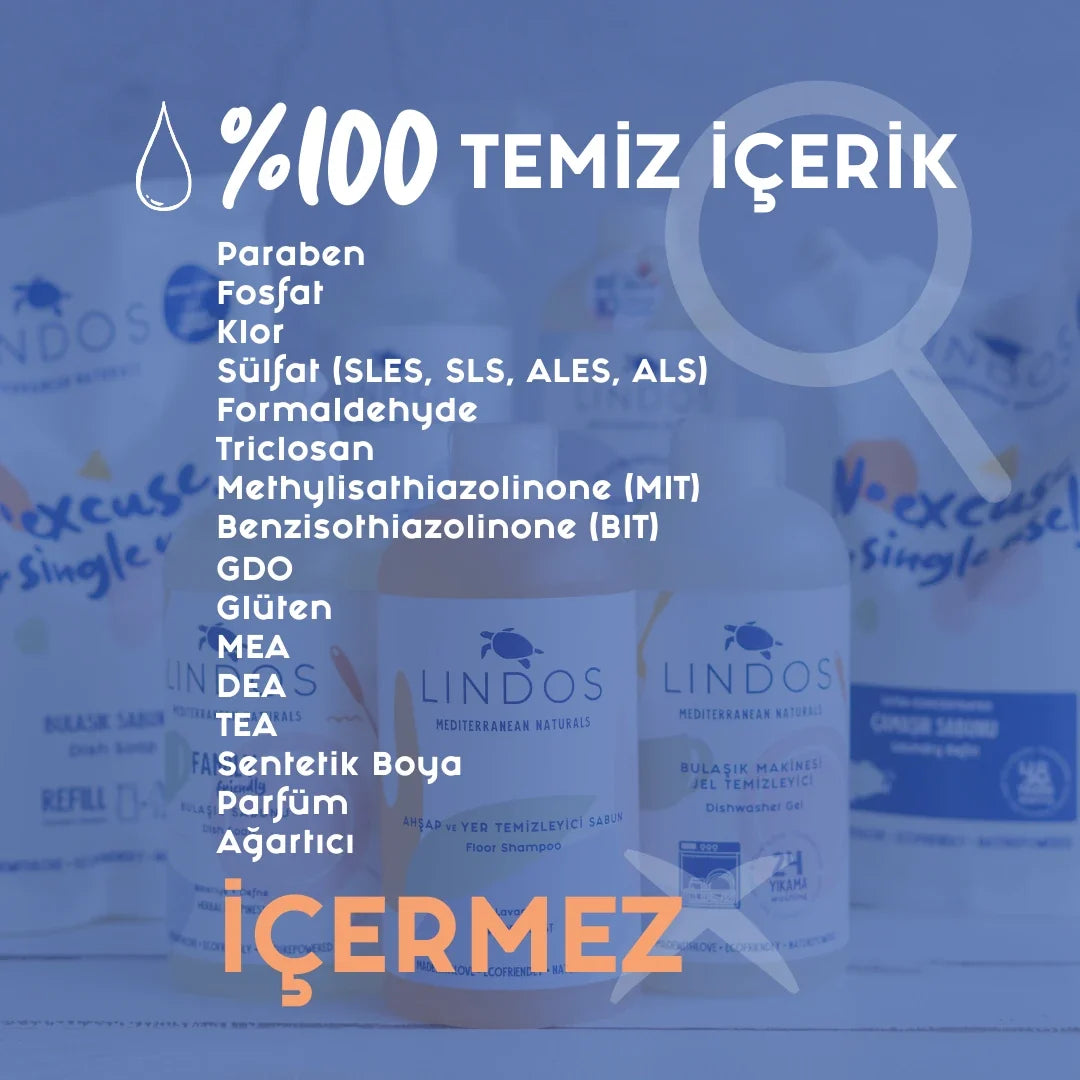 Lindos Naturals Doğal Bebek Çamaşır Deterjanı Yedek – Kokusu – 1200 ml – 48 Yıkamaya Kadar