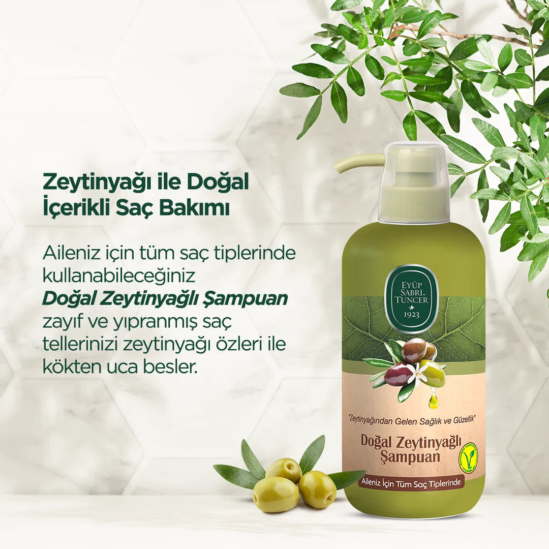 Eyup Sabri Tuncer Doğal Zeytinyağı Şampuanı 600 ml 