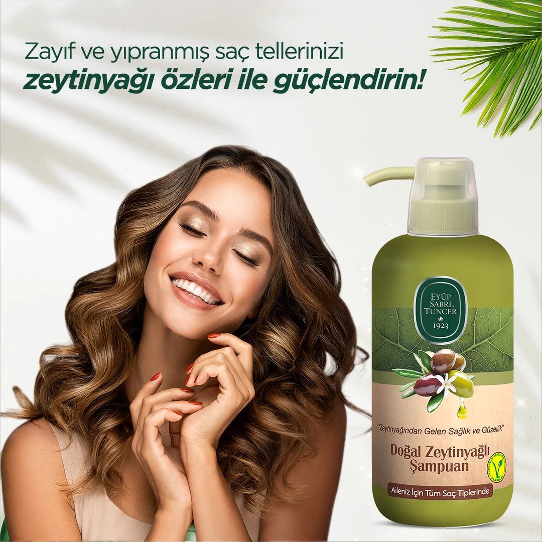 Eyup Sabri Tuncer Doğal Zeytinyağı Şampuanı 600 ml 