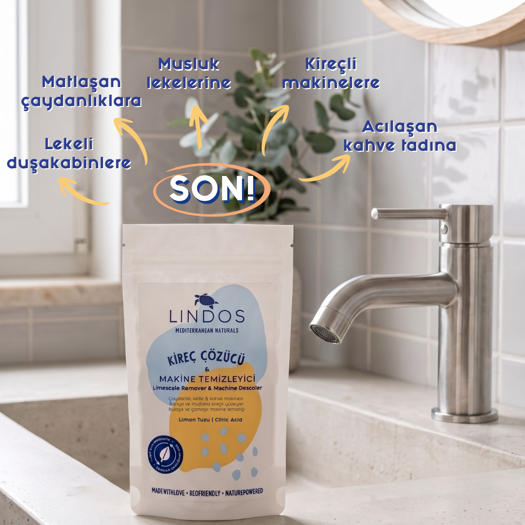 Lindos Naturals Natural Limescale Remover & Machine Cleaner – 250 g
