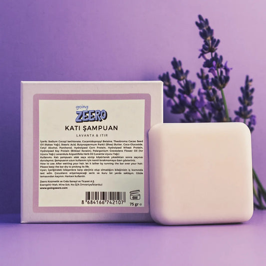 Zeero Katı Şampuan Lavanta &amp; Itır Sülfatsız Şampuan