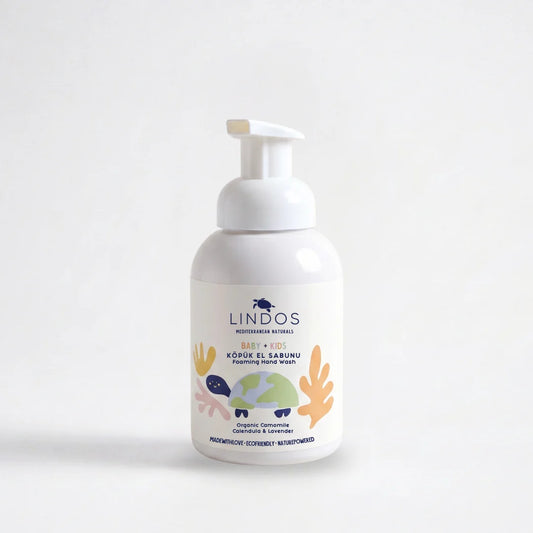 Lindos Naturals Organik Köpüren El Sabunu (Çocuklar için) – Lavanta – 300 ml
