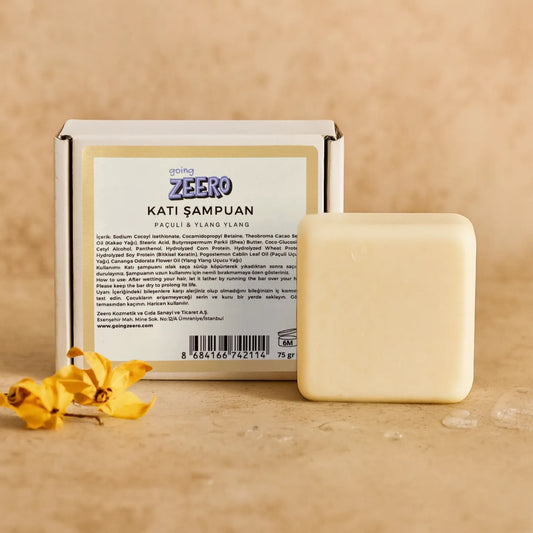 Zeero Katı Şampuan Paçuli &amp; Ylang Ylang Sülfatsız Şampuan