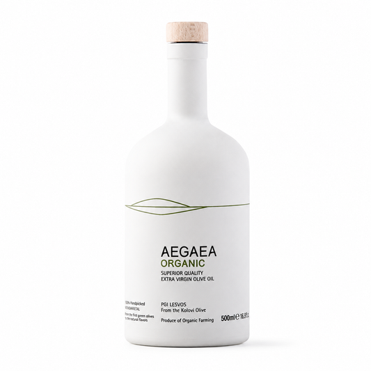 Protoulis Aegaea Organic extra virgin olive oil 500ml from Lesvos Greece