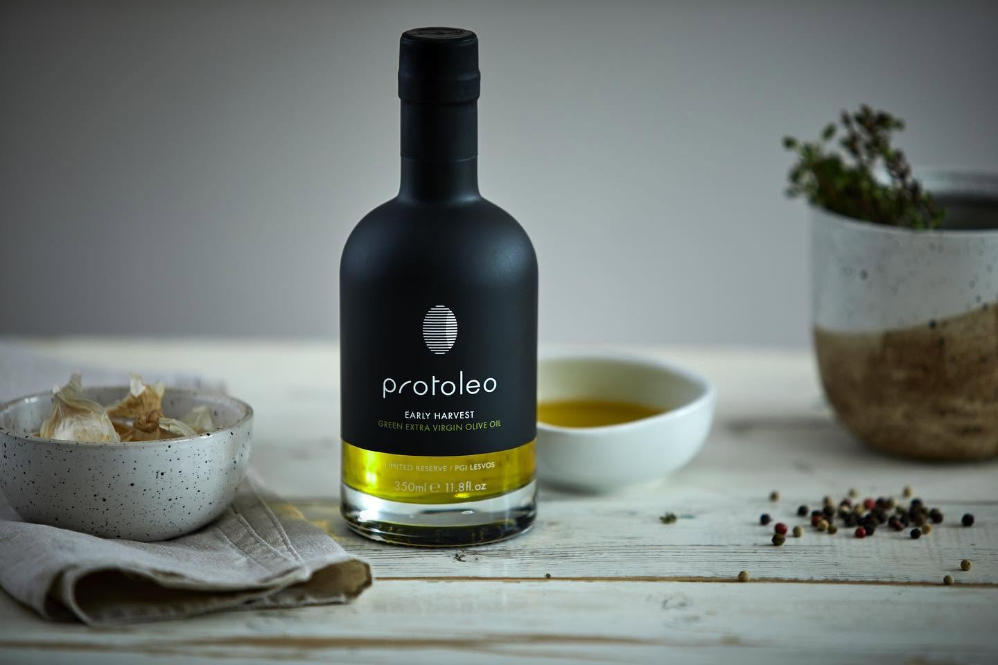 Protoulis Protoleo early harvest extra virgin olive oil 350ml from Lesvos Greece