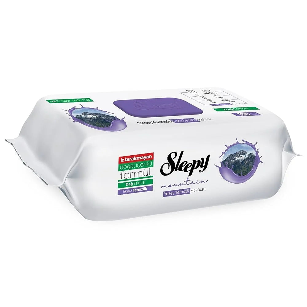 Sleepy Mountain Breeze Surface Cleaning Wipes 100 Sheets