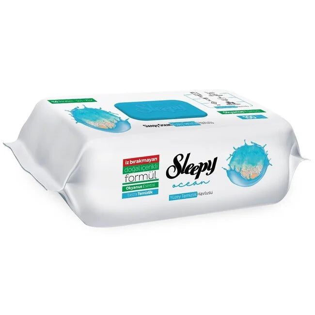 Sleepy Ocean Surface Cleaning Wipes Ocean Breeze 100 Sheets