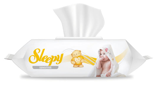 Sleepy Sensitive Wet Baby Wipes 80 pieces