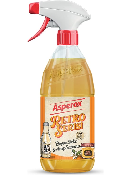 Asperox Retro Multi-Purpose Cleaner with White Vinegar & Arab Soap – 1 L