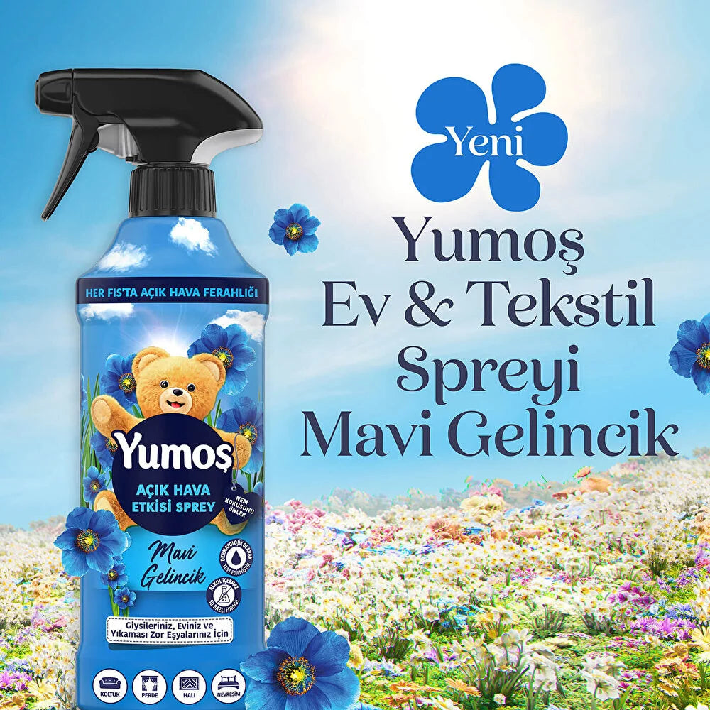 Yumos Home & Fabric Spray Open Air Effect Spray Blue Poppy 430 ml